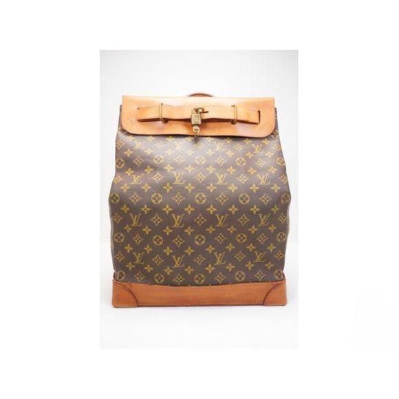 Louis Vuitton Steamer Bag 35 Monogram Leather Handbag - Picture 2 of 4
